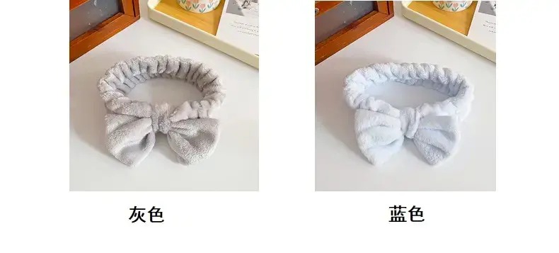 Plush Bow Hair Bands for Women Multi Color — feature 20