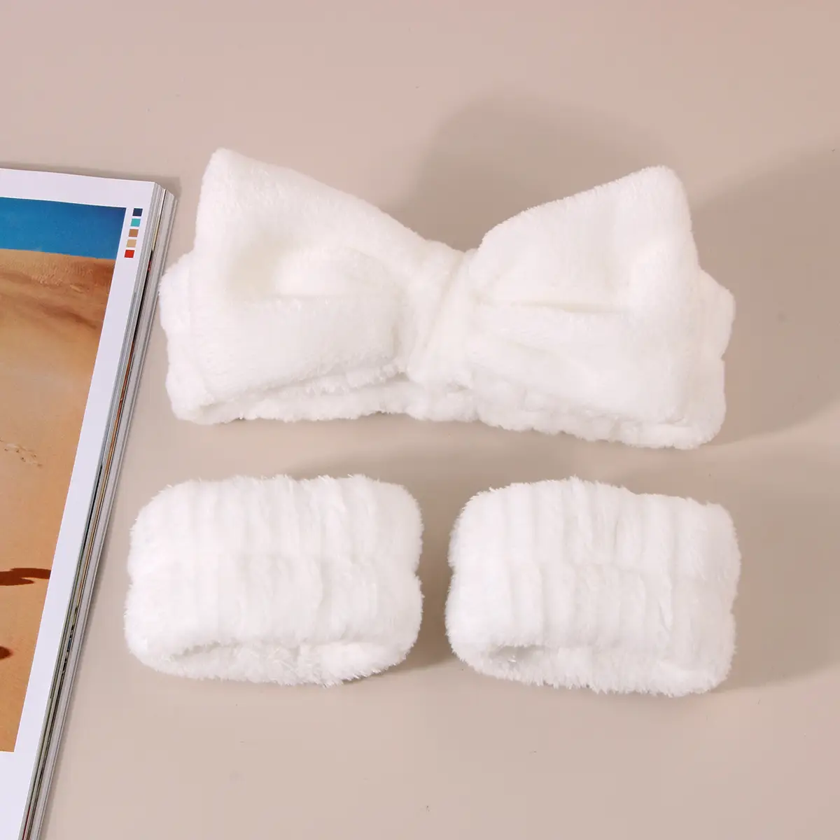 Plush Hair Band Wrist Set for Women — feature 10