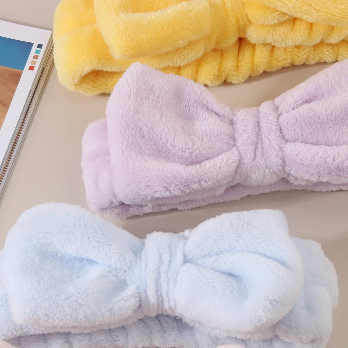 Plush Hair Band Wrist Set for Women — feature 4