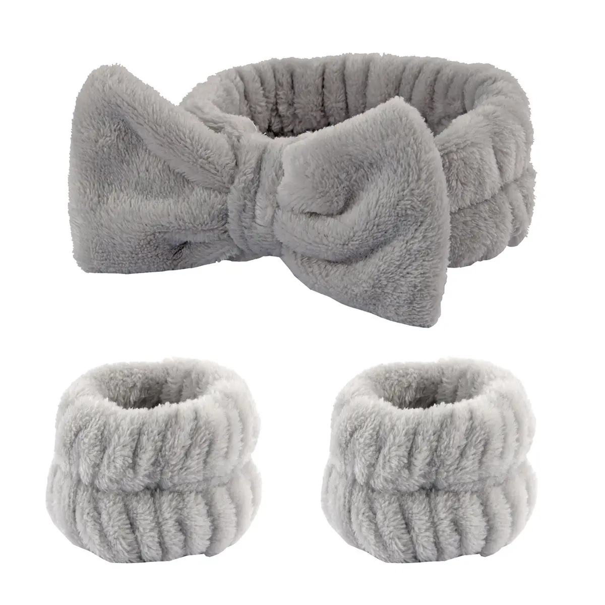 Plush Hair Band Wrist Set for Women - Image 11