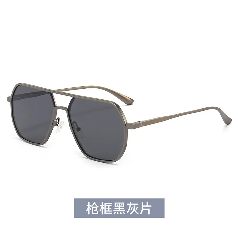 Aluminum-Magnesium Polarized Sunglasses Uv400 Day and Night Color-Changing Glasses Outdoor Driving Men's Sunglasses High-End - Image 2