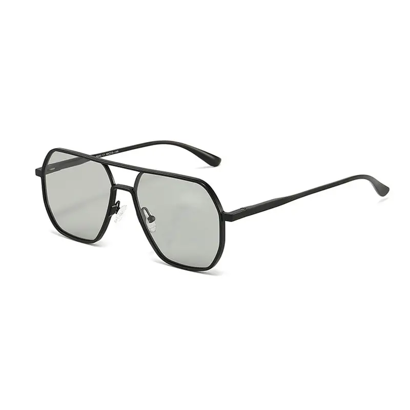 Aluminum-Magnesium Polarized Sunglasses Uv400 Day and Night Color-Changing Glasses Outdoor Driving Men's Sunglasses High-End - Image 3