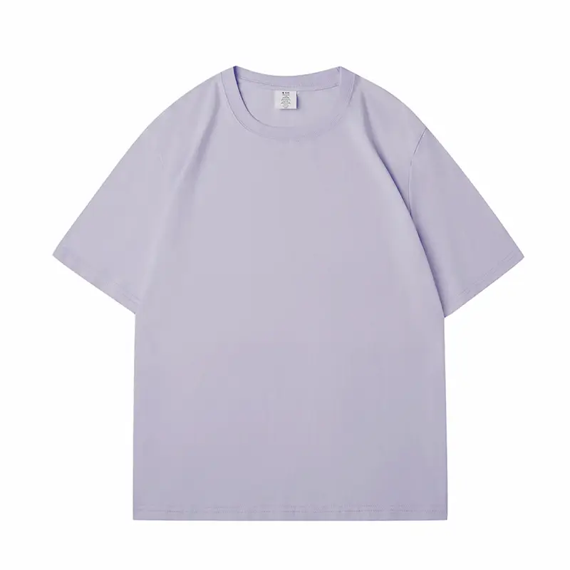 Men's Beige Cotton T-Shirt 230g Loose Fit - Image 11