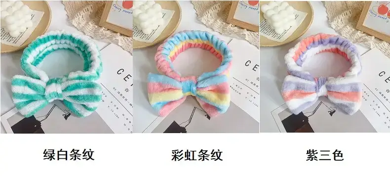 Red Bow Hairband with Leopard Print for Women — feature 26