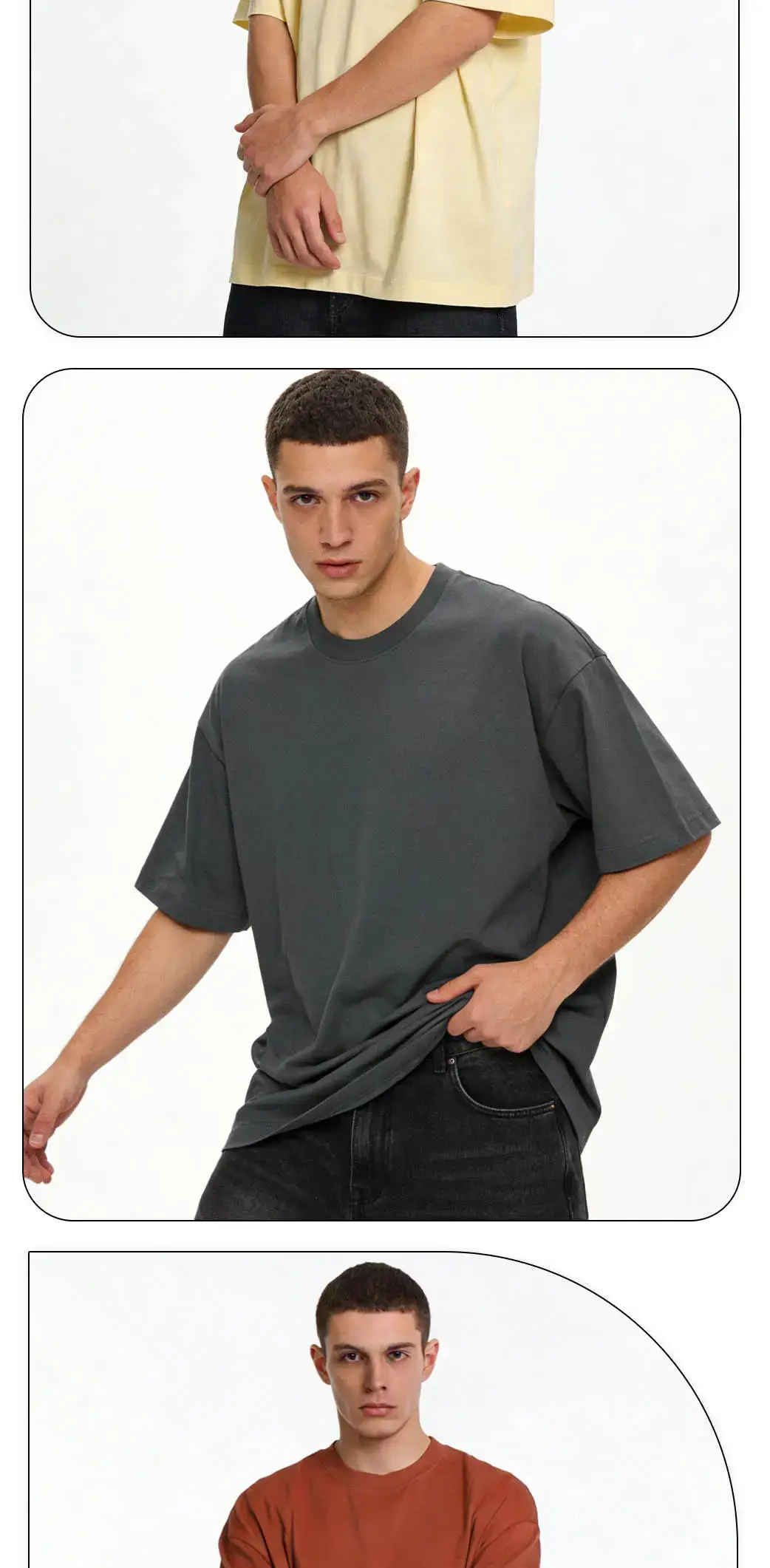 White Cotton Short Sleeve T-Shirt for Men — feature 10