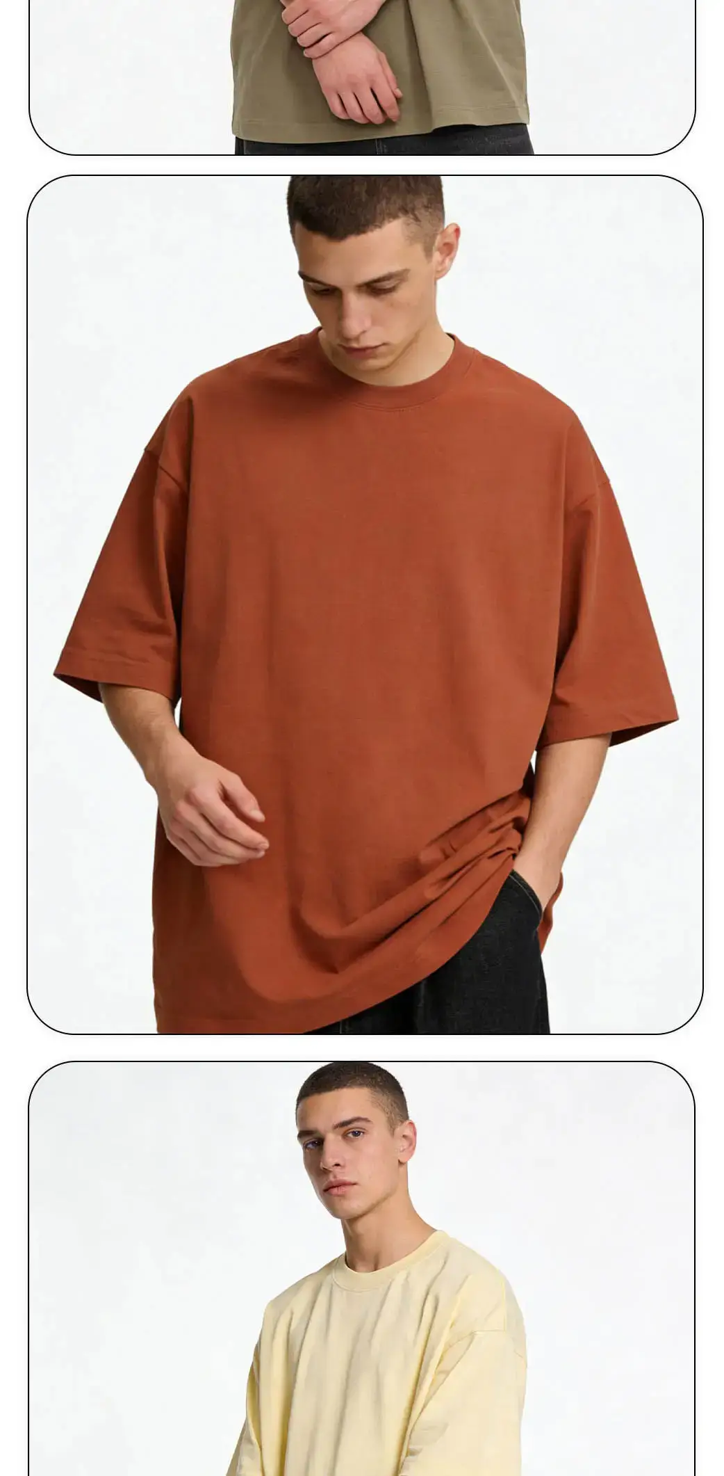 White Cotton Short Sleeve T-Shirt for Men — feature 9