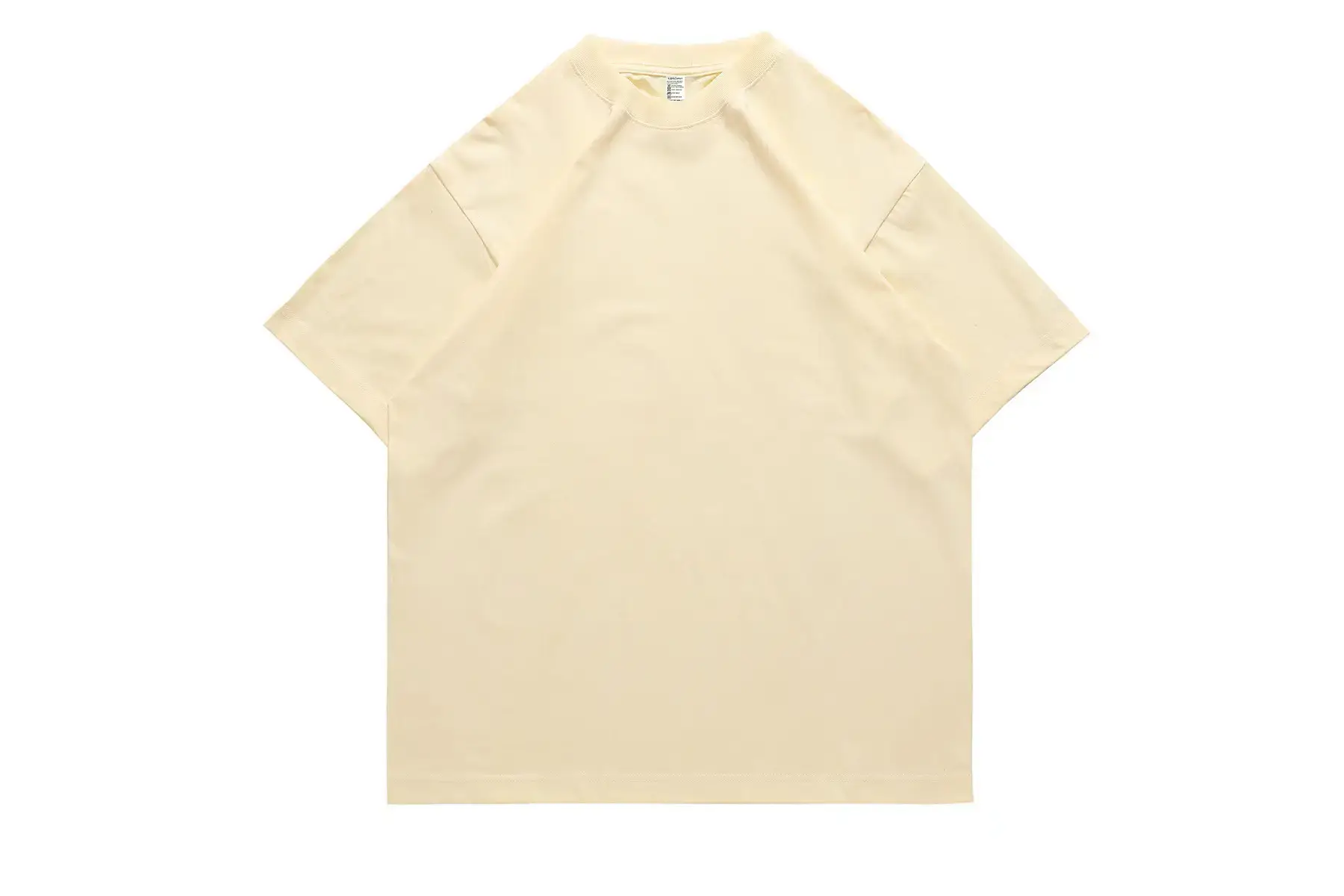 White Cotton Short Sleeve T-Shirt for Men - Image 2