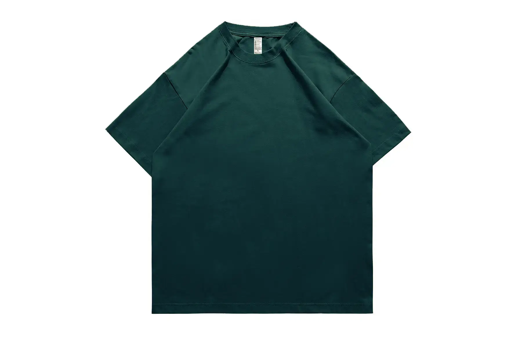 White Cotton Short Sleeve T-Shirt for Men - Image 7