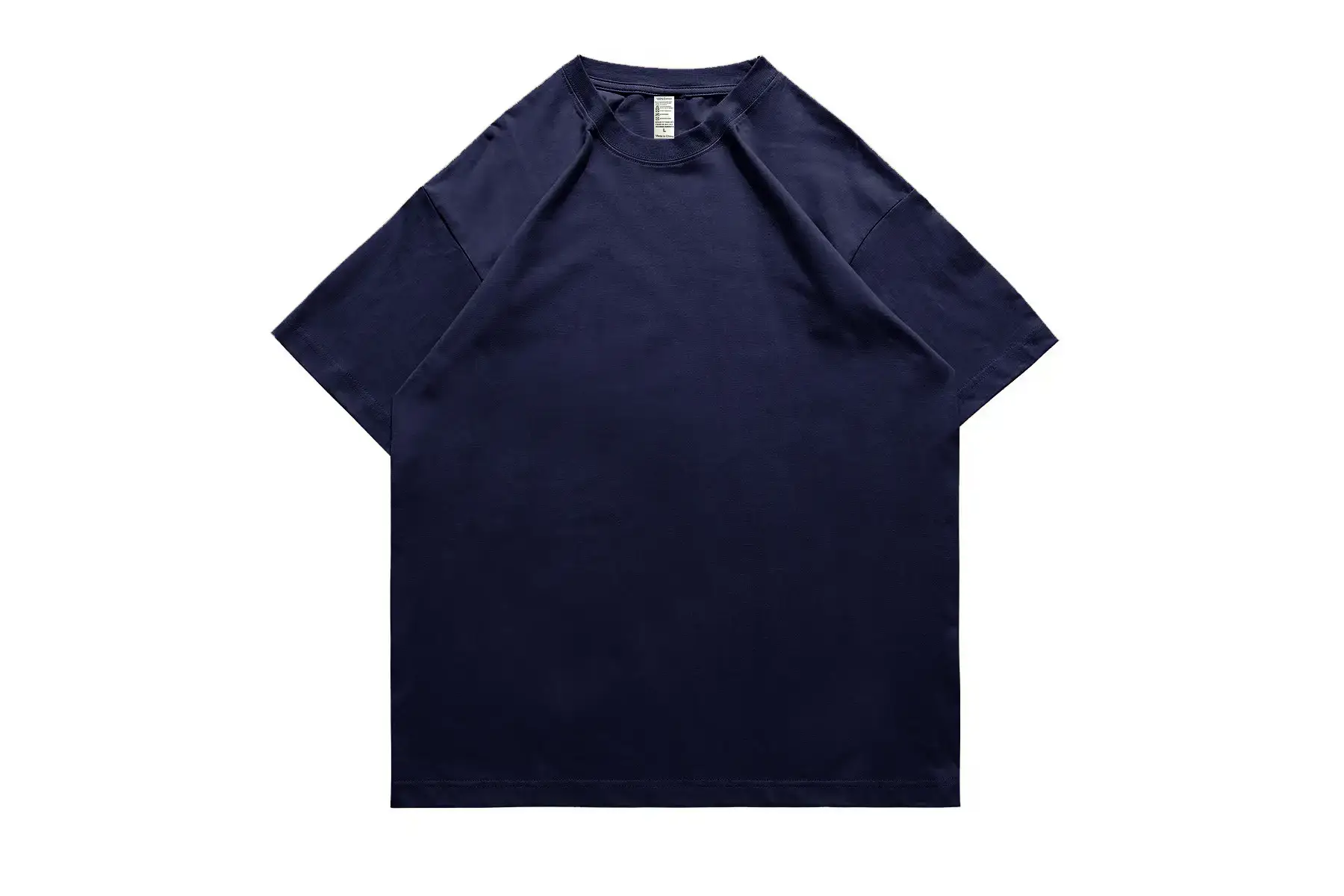 White Cotton Short Sleeve T-Shirt for Men - Image 8