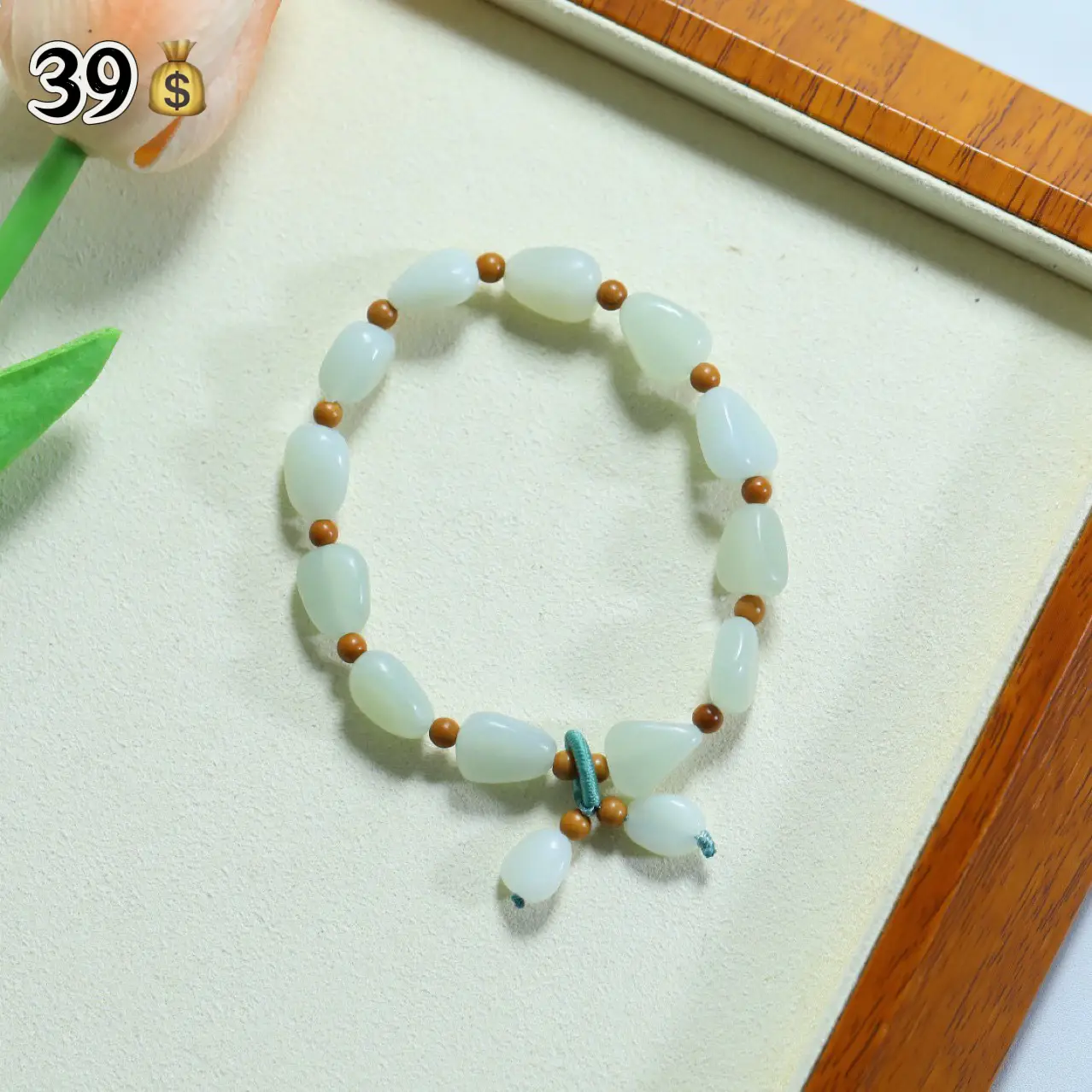 Xinjiang Hetian Jade Red Leather Bracelet for Men Women