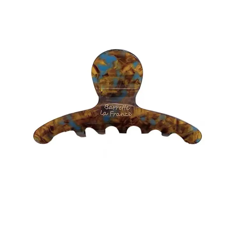 Wooden Hair Clip for Women's Back of Head Shark Clip High-End 2025 - Image 7