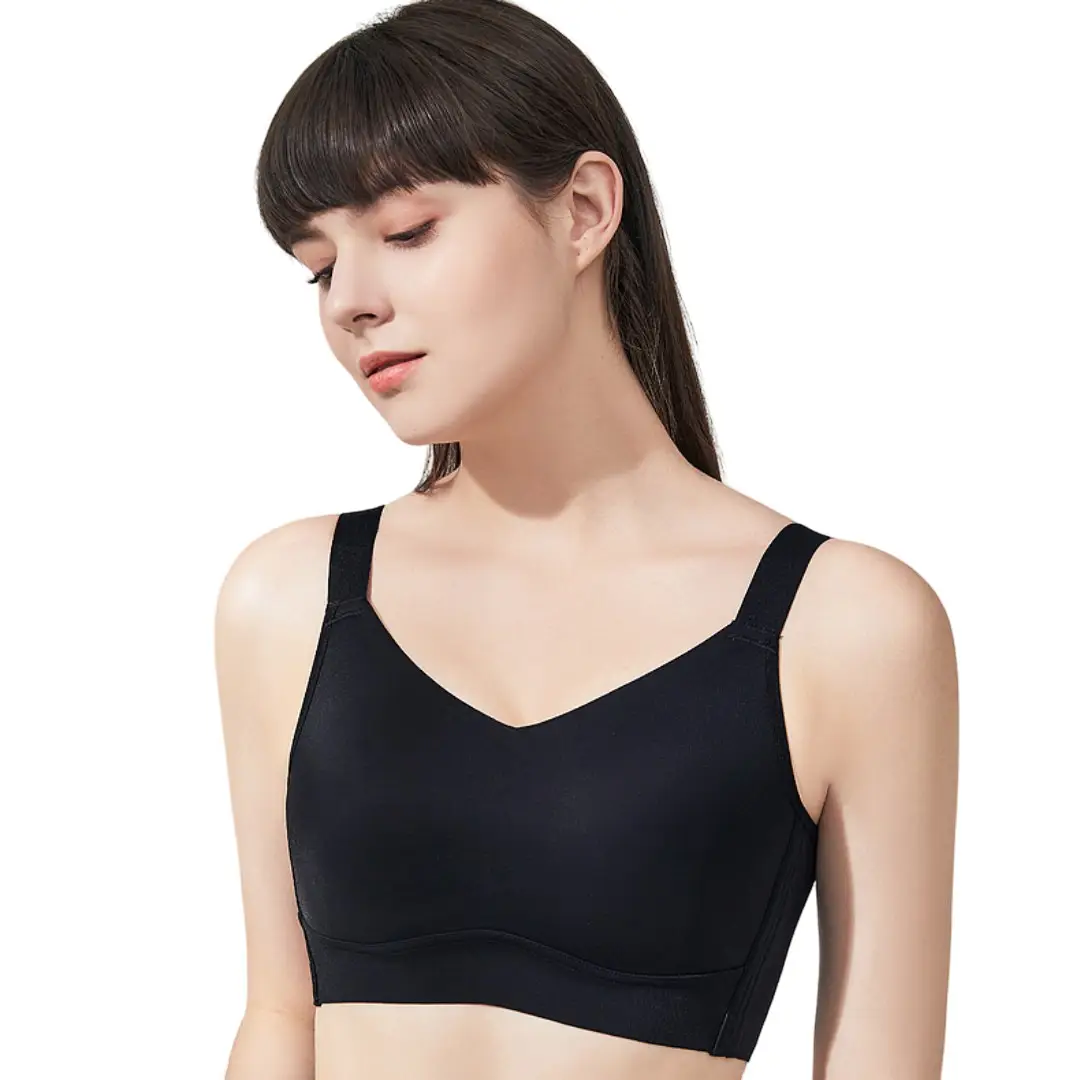 Traceless Strapless Bra Pink Thin Cup Large - Image 5