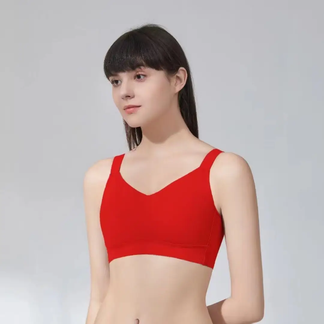 Traceless Strapless Bra Pink Thin Cup Large - Image 7