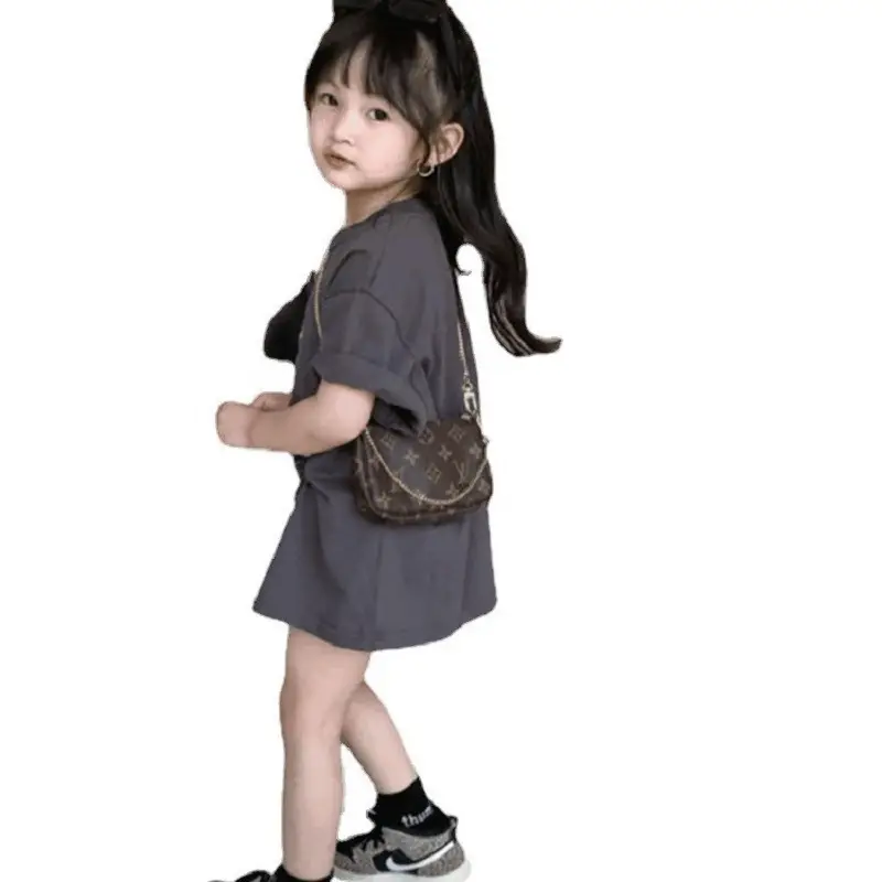 Girls Cotton T-Shirt Short Sleeve Casual Bottoming Shirt - Image 6