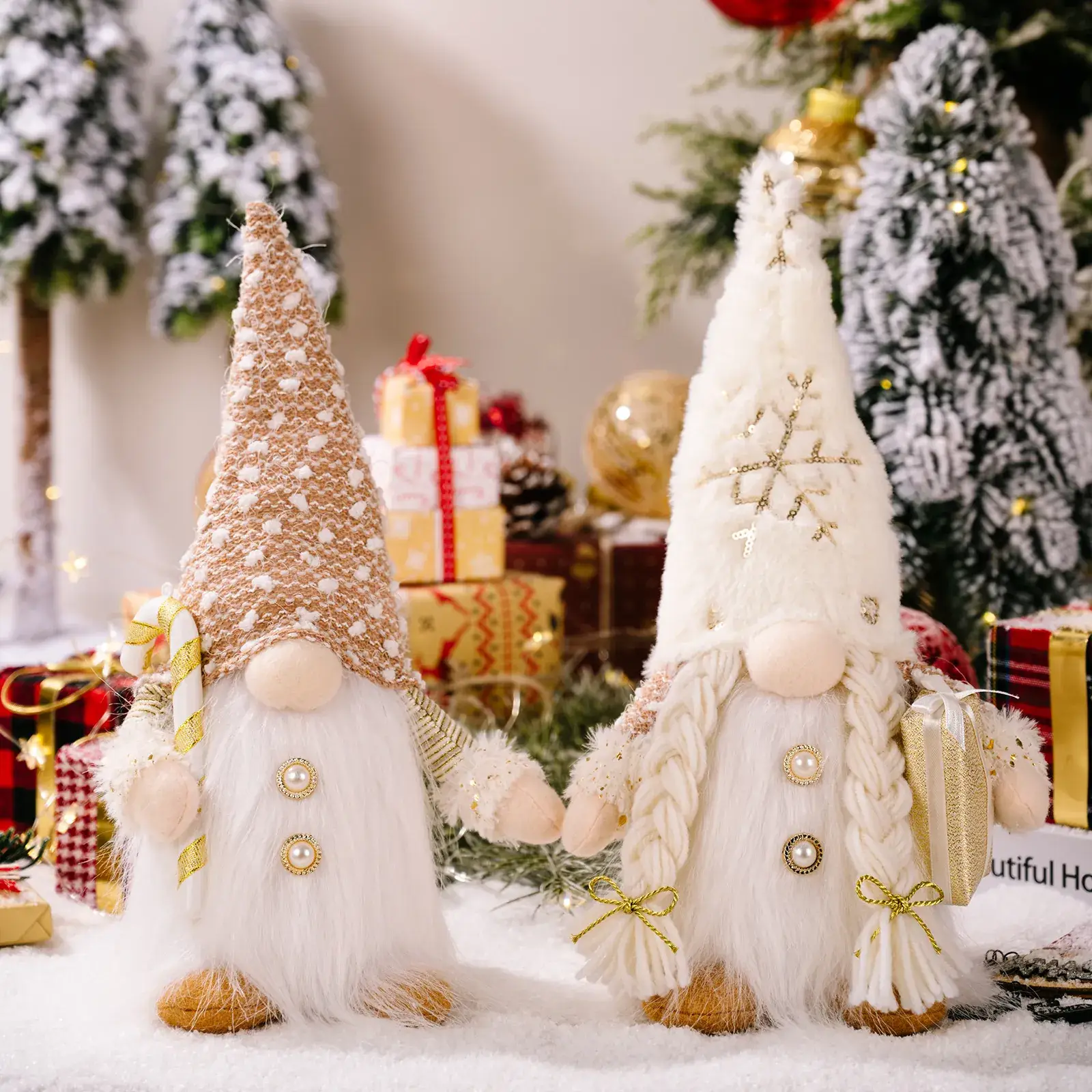 Christmas Decorative Dolls with Glowing Lights - Image 4