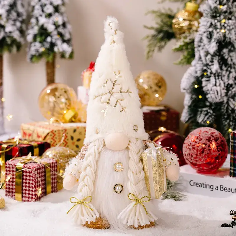 Christmas Decorative Dolls with Glowing Lights - Image 6
