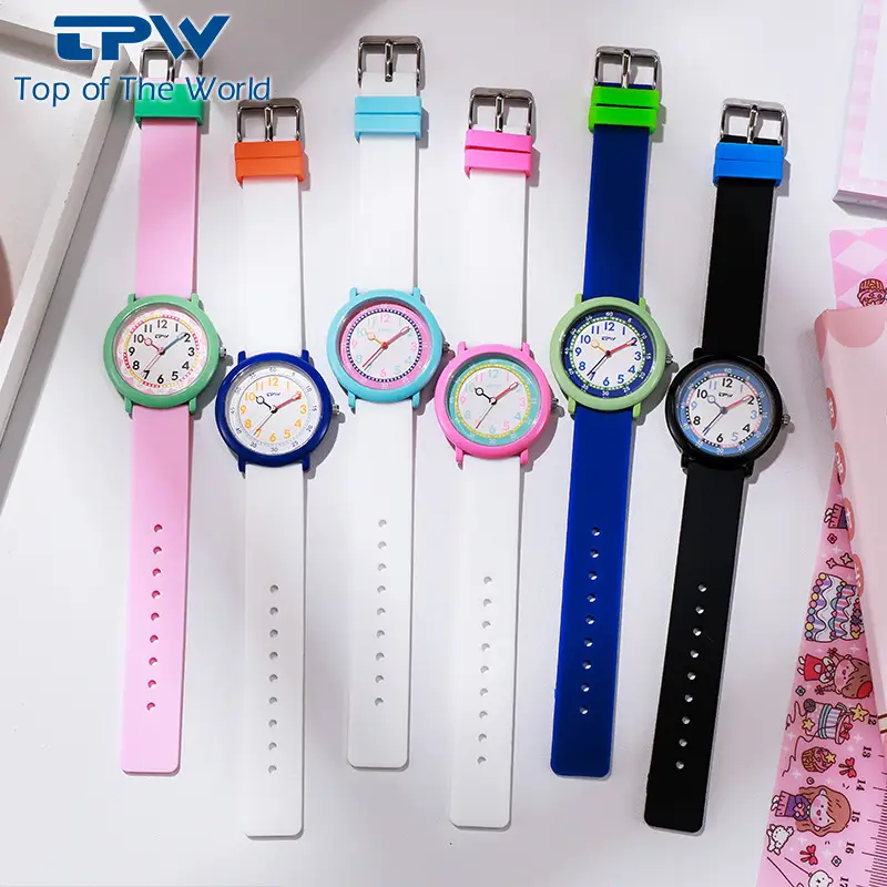 Luminous Student Watch Blue Silicone Sports Waterproof - Image 9