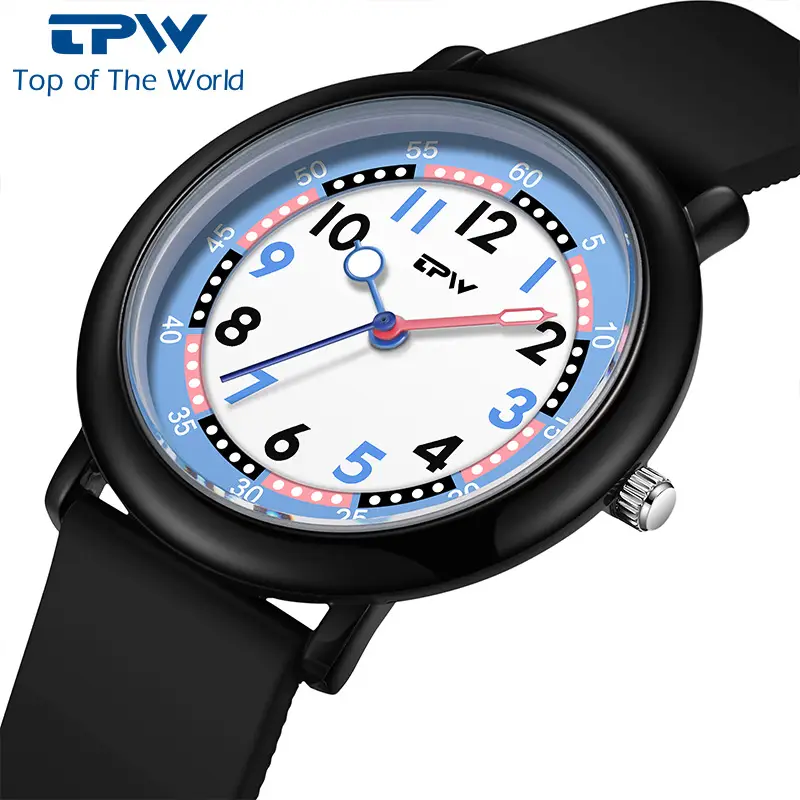 Luminous Student Watch Blue Silicone Sports Waterproof - Image 10
