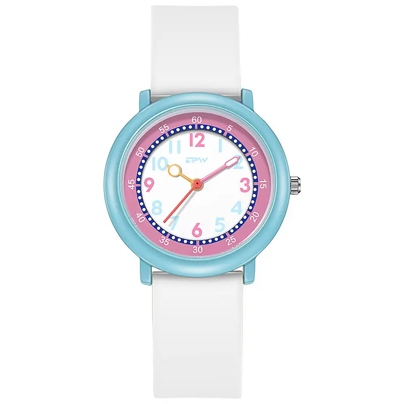 Luminous Student Watch Blue Silicone Sports Waterproof - Image 4