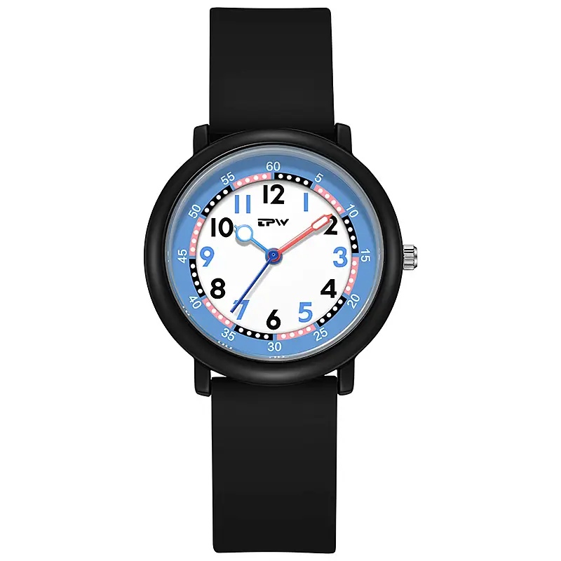 Luminous Student Watch Blue Silicone Sports Waterproof - Image 5