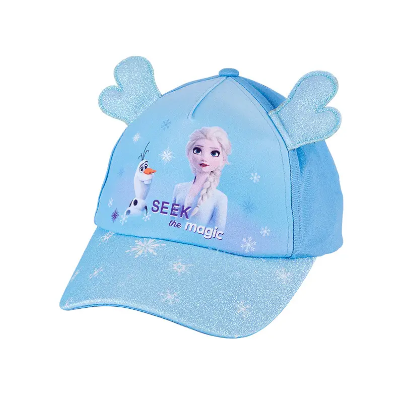 Frozen Kids Cap Blue Duck Tongue Sun Hat