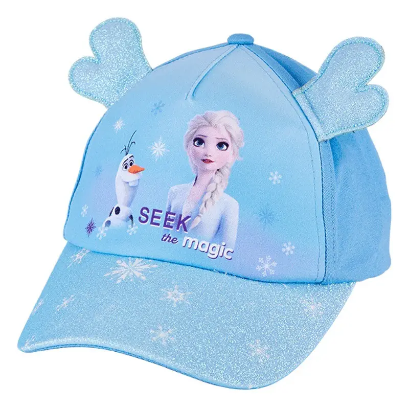 Frozen Kids Cap Blue Duck Tongue Sun Hat