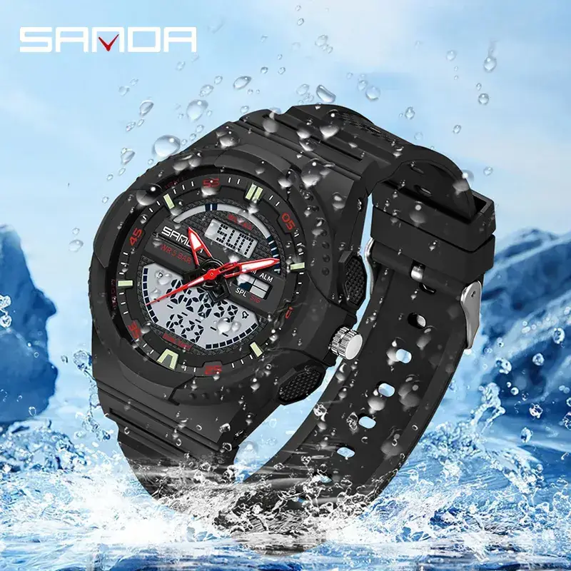 Sanda Pink Digital Analog Watch for Teens - Image 8