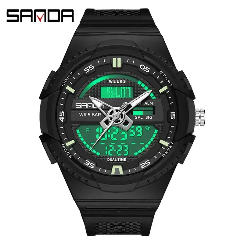 Sanda Pink Digital Analog Watch for Teens - Image 11