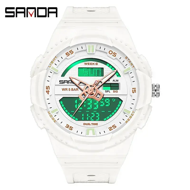Sanda Pink Digital Analog Watch for Teens - Image 6