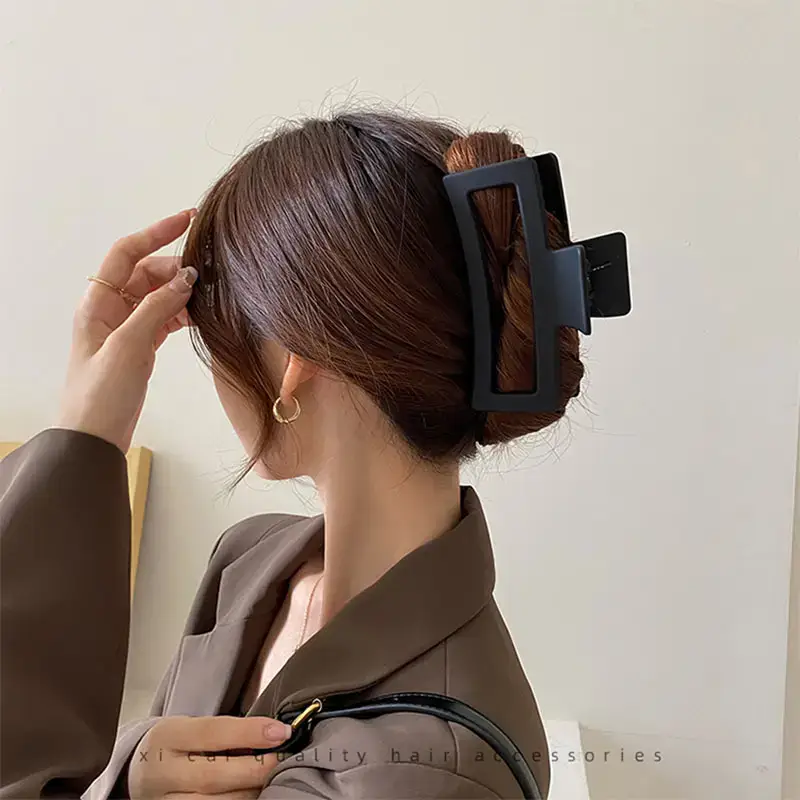 Extra Large Hair Clip 13cm Women Square Back - Image 9