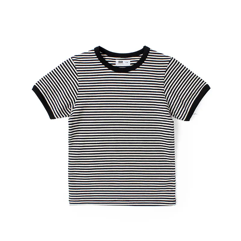 Boys Striped Short Sleeve T-Shirt Medium Small - Image 12