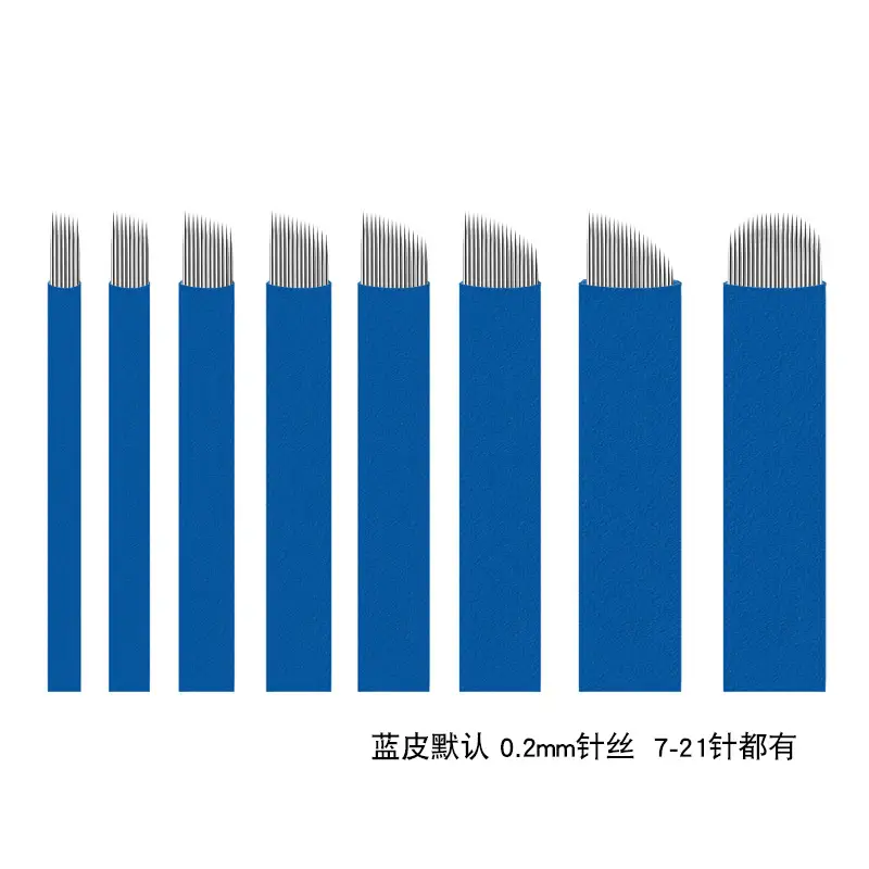 Manual Eyebrow Tattoo Needle Blade Set Red - Image 3