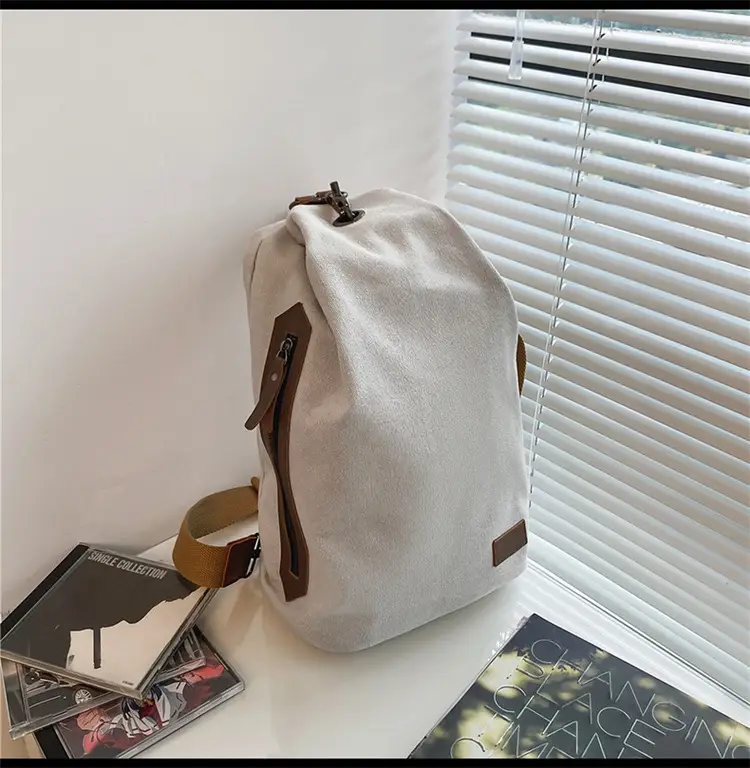 Men's Dark Blue Casual Crossbody Bag Large Capacity Travel Shoulder Bag — feature 21