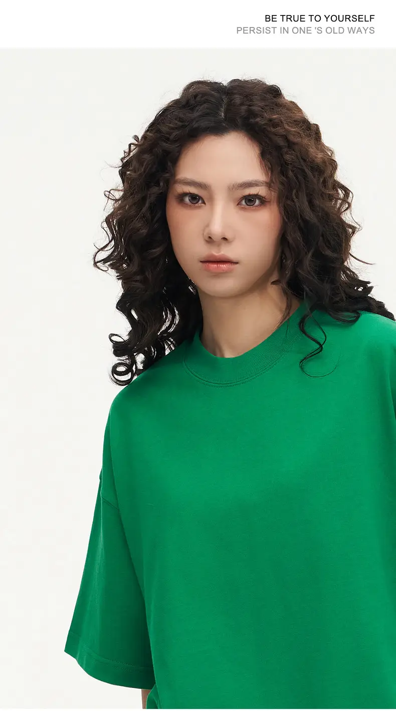 White Cotton T-Shirt 310g Double Yarn — feature 18