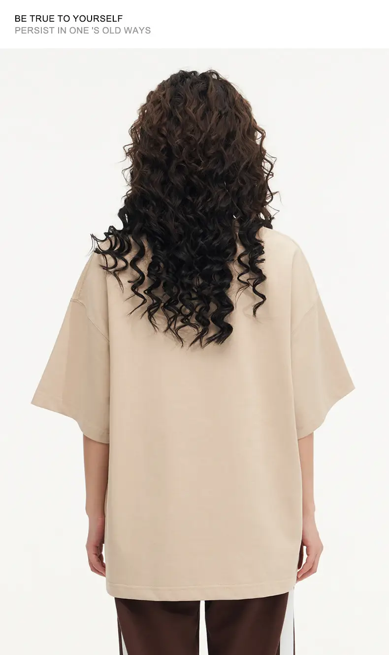 White Cotton T-Shirt 310g Double Yarn — feature 24
