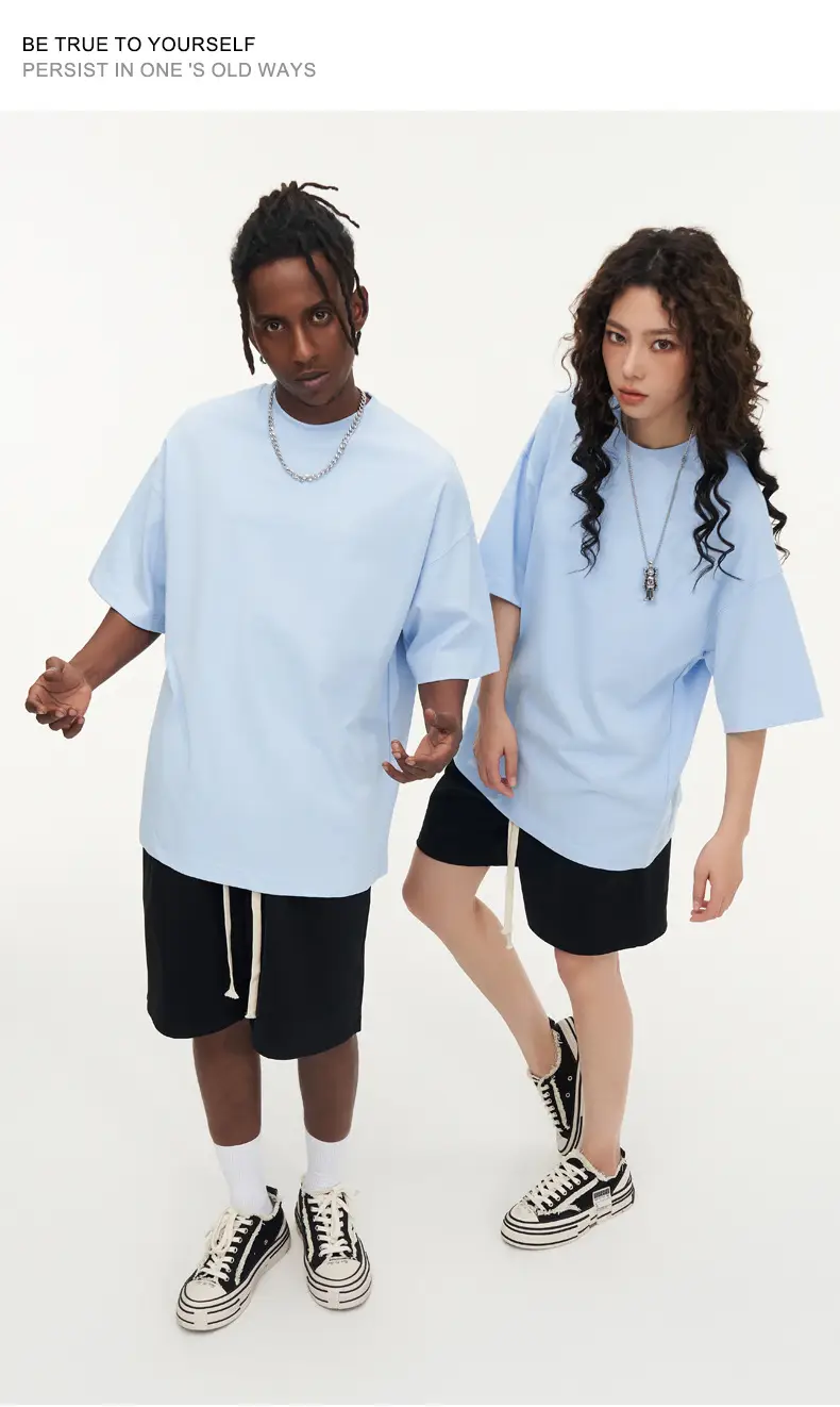 White Cotton T-Shirt 310g Double Yarn — feature 30