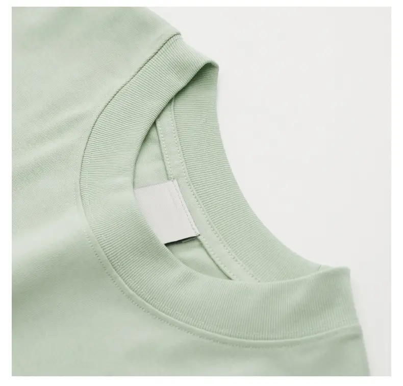 White Cotton T-Shirt 310g Double Yarn — feature 46