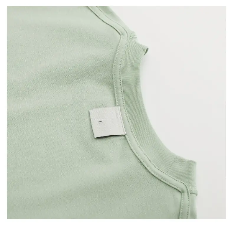 White Cotton T-Shirt 310g Double Yarn — feature 48