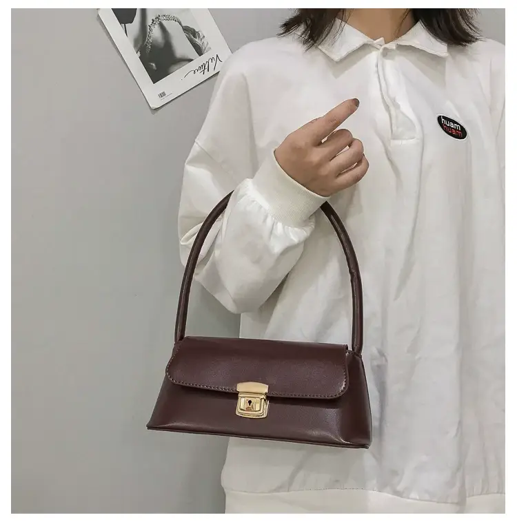2023 Women's New Korean Version Small Handbag Brown — feature 19