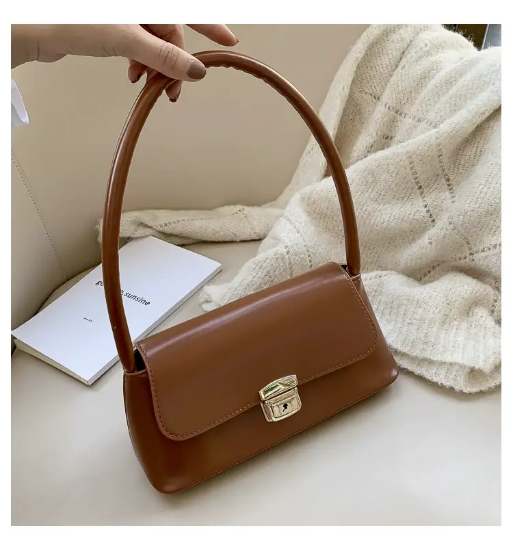 2023 Women's New Korean Version Small Handbag Brown — feature 28