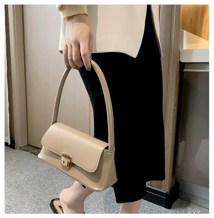 2023 Women's New Korean Version Small Handbag Brown — feature 56