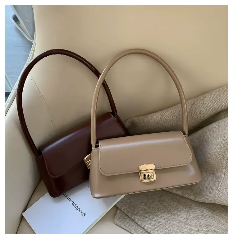 2023 Women's New Korean Version Small Handbag Brown — feature 9