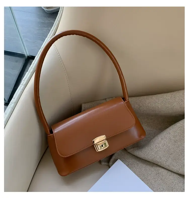 2023 Women's New Korean Version Small Handbag Brown — feature 94