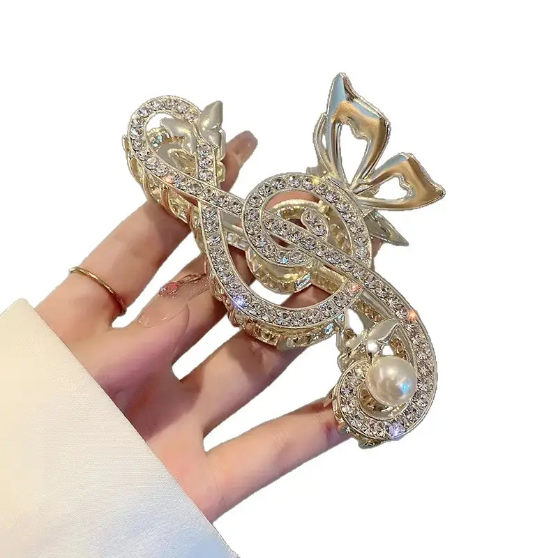 Gold Shark Clip Hairpin for Women Summer Large - Image 7