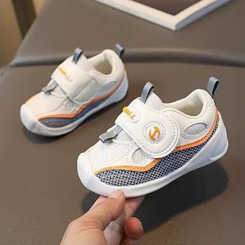 Baby Shoes 2026 Spring Autumn Soft White Orange