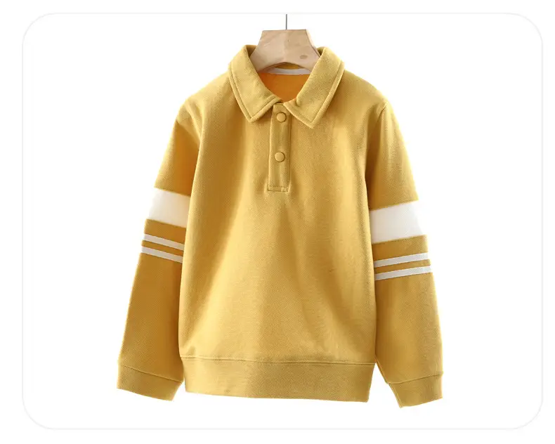 Blue Beanie Polo T-Shirt for Boys Spring Autumn New Kids — feature 12