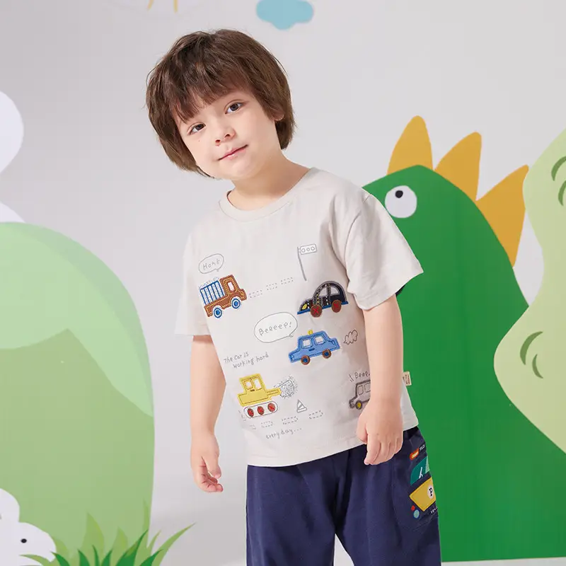Boys Half-Sleeved T-Shirt Kids Summer 2025 - Image 6