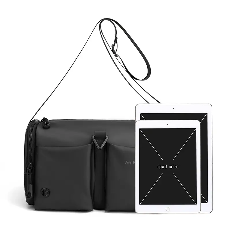 New Arrival Crossbody Bag for Men Nylon Black Multifunctional