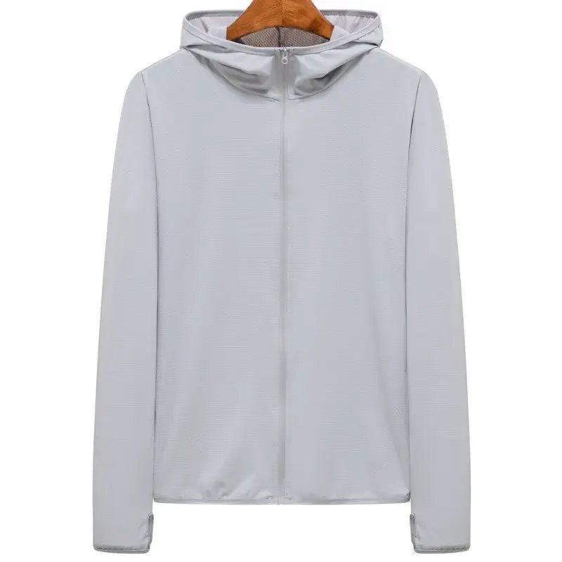 Light Breathable Hooded Sun Protection Clothing with Logo