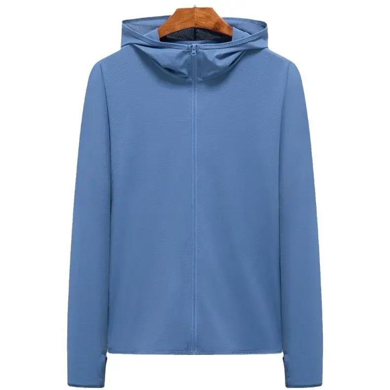 Light Breathable Hooded Sun Protection Clothing with Logo